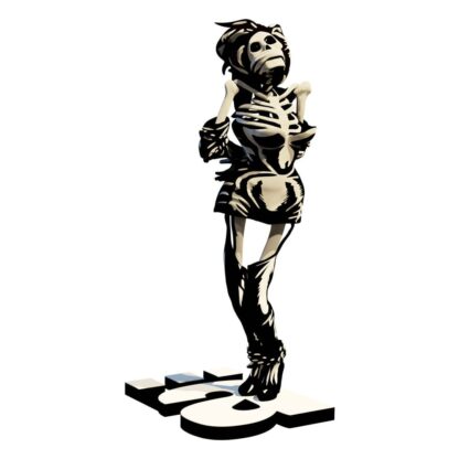 Die Ärzte  Statue 1/10 Gwendoline Skelett 17 cm - Beschädigte Verpackung – Bild 7