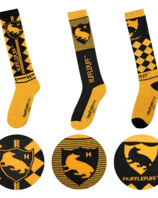 Harry Potter Kniestrümpfe 3er-Pack Hufflepuff