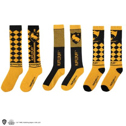 Harry Potter Kniestrümpfe 3er-Pack Hufflepuff – Bild 8