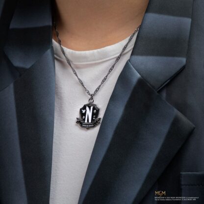 Wednesday Halskette & Anhänger Nevermore Academy Black – Bild 2