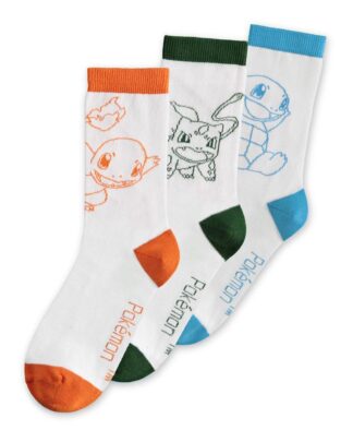 Pokemon 3er-Pack Glumanda, Bisasam, Schiggy 43-46