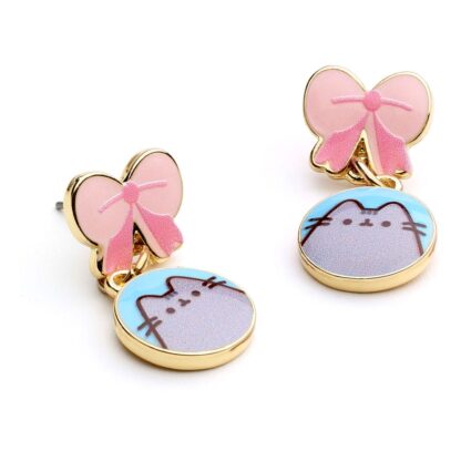 Pusheen Drop Ohrringe Pink Bows – Bild 2