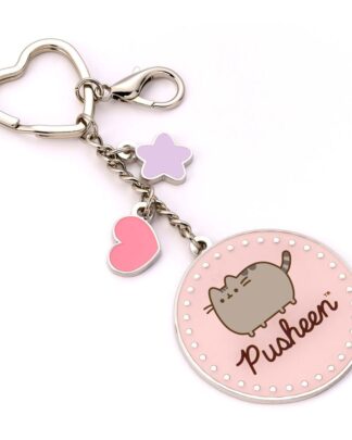Pusheen Schlüsselanhänger Pink Name