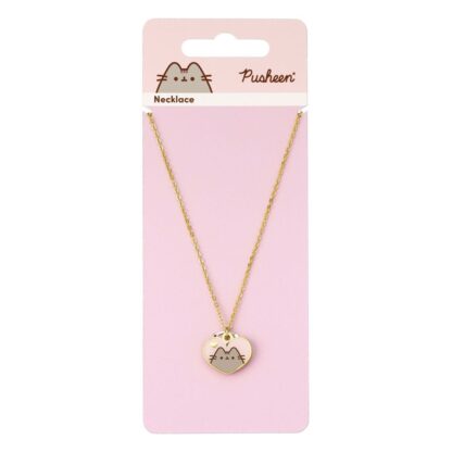 Pusheen Halskette & Anhänger Pink and Gold Heart – Bild 4