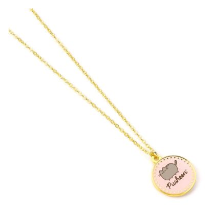 Pusheen Halskette & Anhänger Pink Name – Bild 3