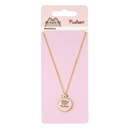 Pusheen Halskette & Anhänger Pink Name – Bild 4