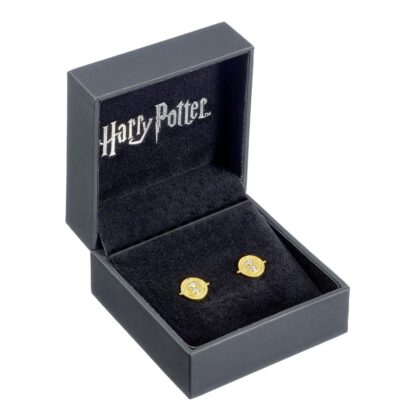 Harry Potter Ohrringe Zeitumkehrer (vergoldet) – Bild 3