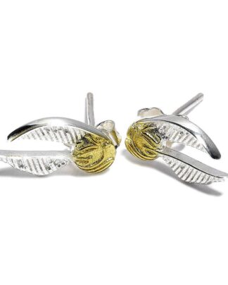 Harry Potter Ohrringe Goldener Schnatz (Sterling Silber)