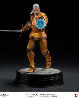 The Witcher 3 PVC Statue Geralt Toussaint Relic Armor 20 cm