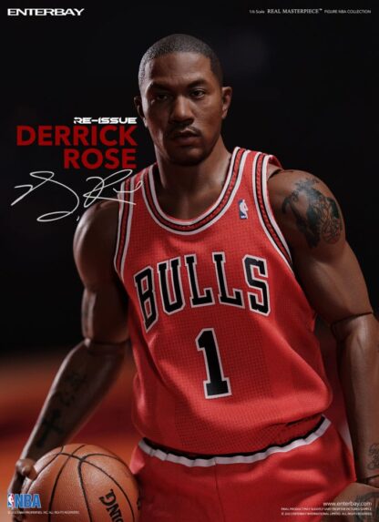 NBA Collection Real Masterpiece Actionfigur 1/6 Derrick Rose Limited Retro Edition 30 cm – Bild 3