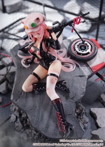 Girls' Frontline SHIBUYA SCRAMBLE FIGURE PVC Statue 1/7 UKM-2000 Gale Lightning -Wounded Ver.- 20 cm – Bild 19
