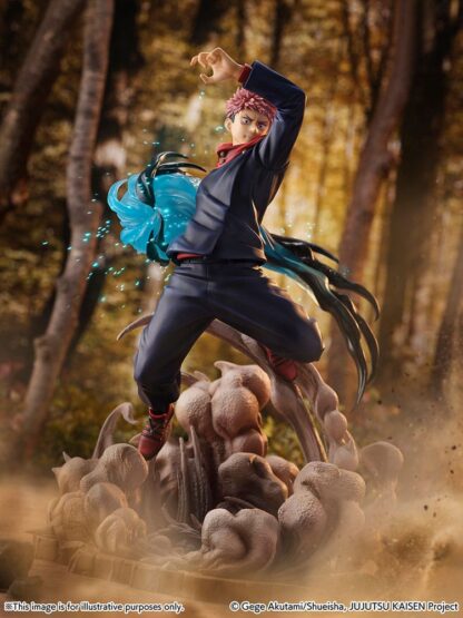 Jujutsu Kaisen SHIBUYA SCRAMBLE FIGURE PVC Statue 1/7 Yuji Itadori 31 cm – Bild 9
