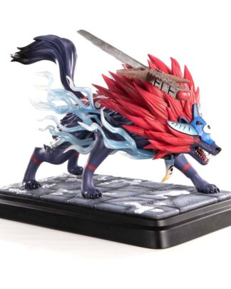 Okami Statue Oki (Wolf Form) 35 cm