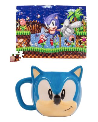 Sonic the Hedgehog Tasse und Puzzle Set Sonic