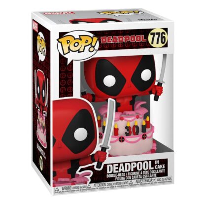 Marvel Deadpool 30th Anniversary POP! Vinyl Figur Deadpool in Cake 9 cm – Bild 2
