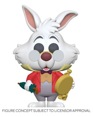 Alice im Wunderland POP! Disney Vinyl Figur White Rabbit w/Watch 9 cm