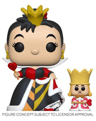 Alice im Wunderland POP! & Buddy Vinyl Figur Queen w/King 9 cm