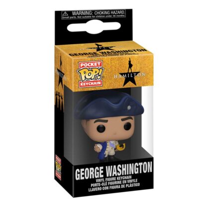 Hamilton Pocket POP! Vinyl Schlüsselanhänger 4 cm George Washington Display (12) – Bild 2
