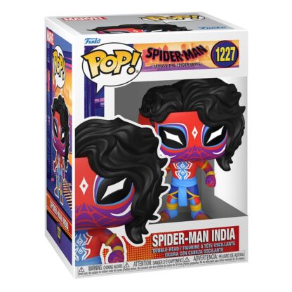 Spider-Man: Across the Spider-Verse POP! Movies Vinyl Figur Spider-Man India 9 cm – Bild 2