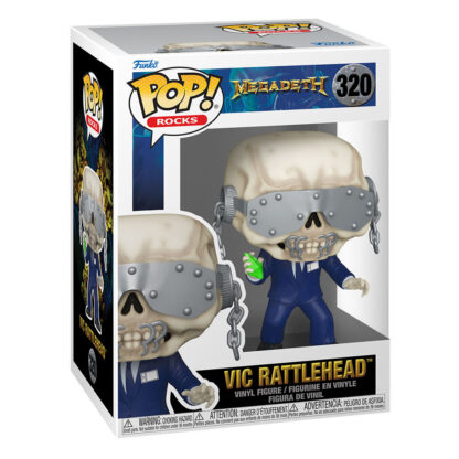 Megadeth POP! Rocks Vinyl Figur Vic Rattlehead 9 cm – Bild 2