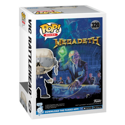 Megadeth POP! Rocks Vinyl Figur Vic Rattlehead 9 cm – Bild 3