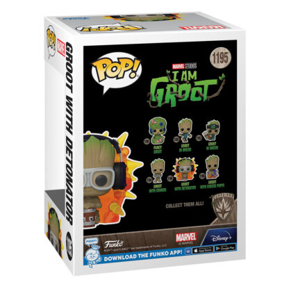 Ich bin Groot POP! Vinyl Figur Groot w/ detonator 9 cm – Bild 3