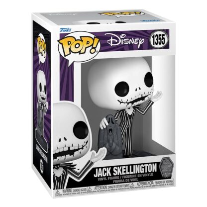 Nightmare before Christmas 30th POP! Disney Vinyl Figur Jack w/Gravestone 9 cm – Bild 2