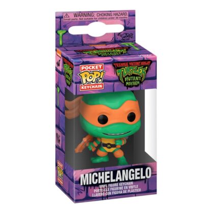 Teenage Mutant Ninja Turtles POP! Vinyl Schlüsselanhänger 4 cm Michelangelo Display (12) – Bild 2