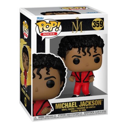 Michael Jackson POP! Rocks Vinyl Figur Thriller 9 cm – Bild 2