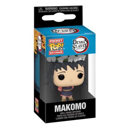 Demon Slayer: Kimetsu no Yaiba POP! Vinyl Schlüsselanhänger 4 cm Makomo (Flower Headdress) Display (12) – Bild 2