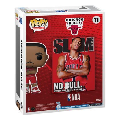 NBA Cover POP! Basketball Vinyl Figur Derrick Rose (SLAM Magazin) 9 cm – Bild 3