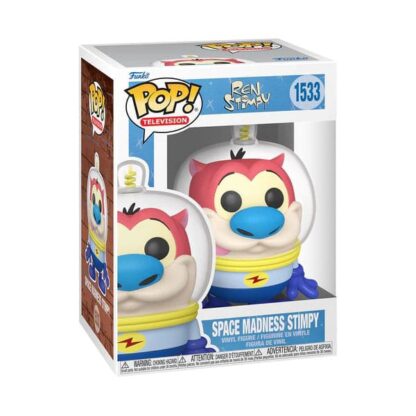 Nick Rewind POP! TV Vinyl Figur Stimpy(Space Suit) 9 cm – Bild 2