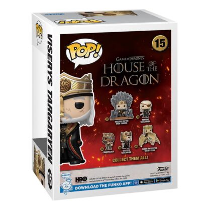 House of the Dragon POP! TV Vinyl Figuren Masked Viserys 9 cm Sortiment (6) – Bild 3