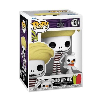 Nightmare before Christmas POP! Disney Vinyl Figur Jack w/Zero(Beach) 9 cm – Bild 2