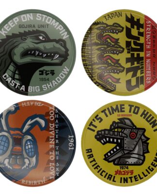 Godzilla Untersetzer 4er-Pack