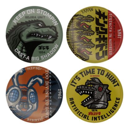 Godzilla Untersetzer 4er-Pack