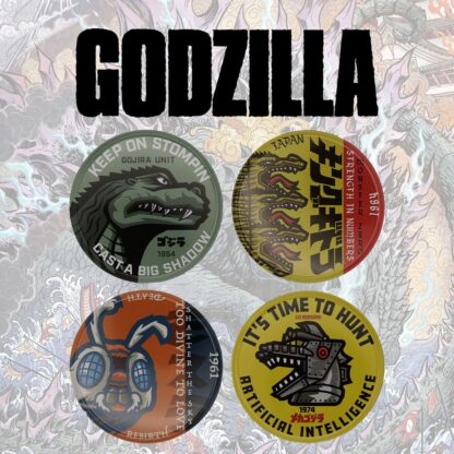 Godzilla Untersetzer 4er-Pack – Bild 2