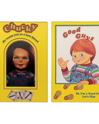 Chucky Die Mörderpuppe mit Spell Card Metallbarren Chucky Limited Edition