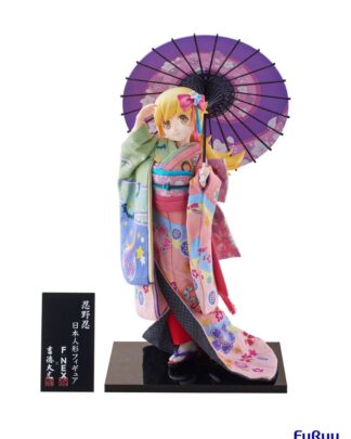 Monogatari PVC Statue 1/4 Shinobu Oshino Japanese Doll 42 cm