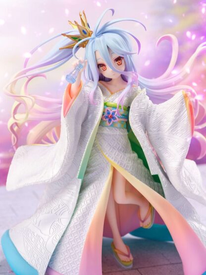 No Game no Life PVC Statue 1/7 Shiro -Shiromuku- 23 cm – Bild 3