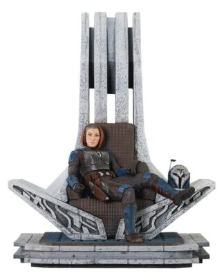 Star Wars: The Mandalorian Premier Collection Statue 1/7 Bo-Katan Kryze on Throne 35 cm