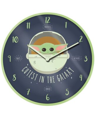 Star Wars The Mandalorian Wanduhr Cutest In The Galaxy