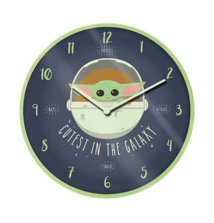 Star Wars The Mandalorian Wanduhr Cutest In The Galaxy