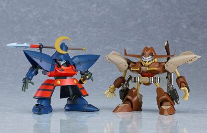 Hao Taikei Ryu Knight Moderoid Plastic Model Kit Collection Series: 3 Hayatmaru & Delingar 10 cm – Bild 2