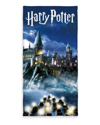 Harry Potter Velours-Handtuch Blau 70 x 140 cm