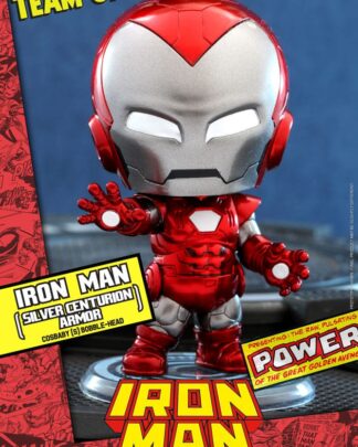 Marvel Comics Cosbaby (S) Minifigur Iron Man (Silver Centurion Armor) 10 cm