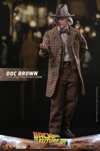 Zurück in die Zukunft III Movie Masterpiece Actionfigur 1/6 Doc Brown 32 cm – Bild 6