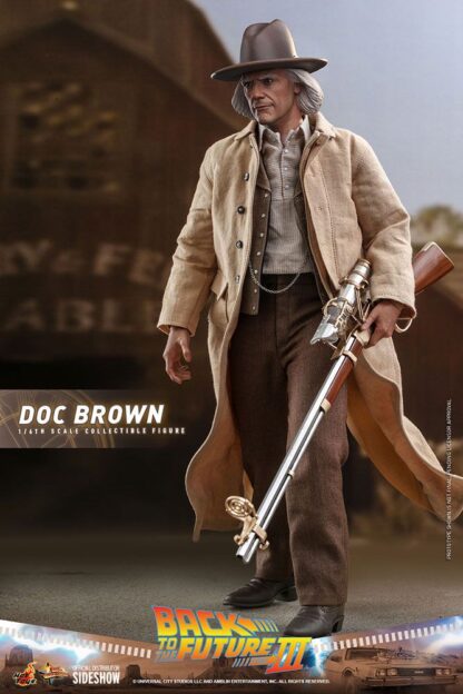 Zurück in die Zukunft III Movie Masterpiece Actionfigur 1/6 Doc Brown 32 cm – Bild 13