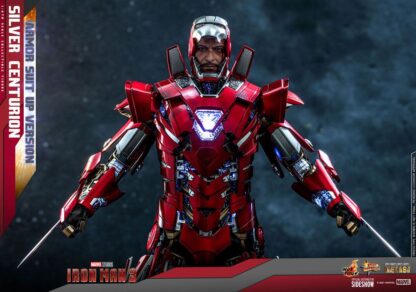 Iron Man 3 Movie Masterpiece Actionfigur 1/6 Silver Centurion (Armor Suit Up Version) 32 cm – Bild 13