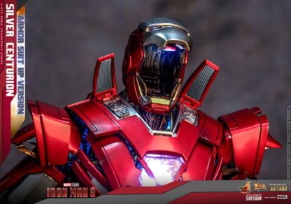 Iron Man 3 Movie Masterpiece Actionfigur 1/6 Silver Centurion (Armor Suit Up Version) 32 cm – Bild 15